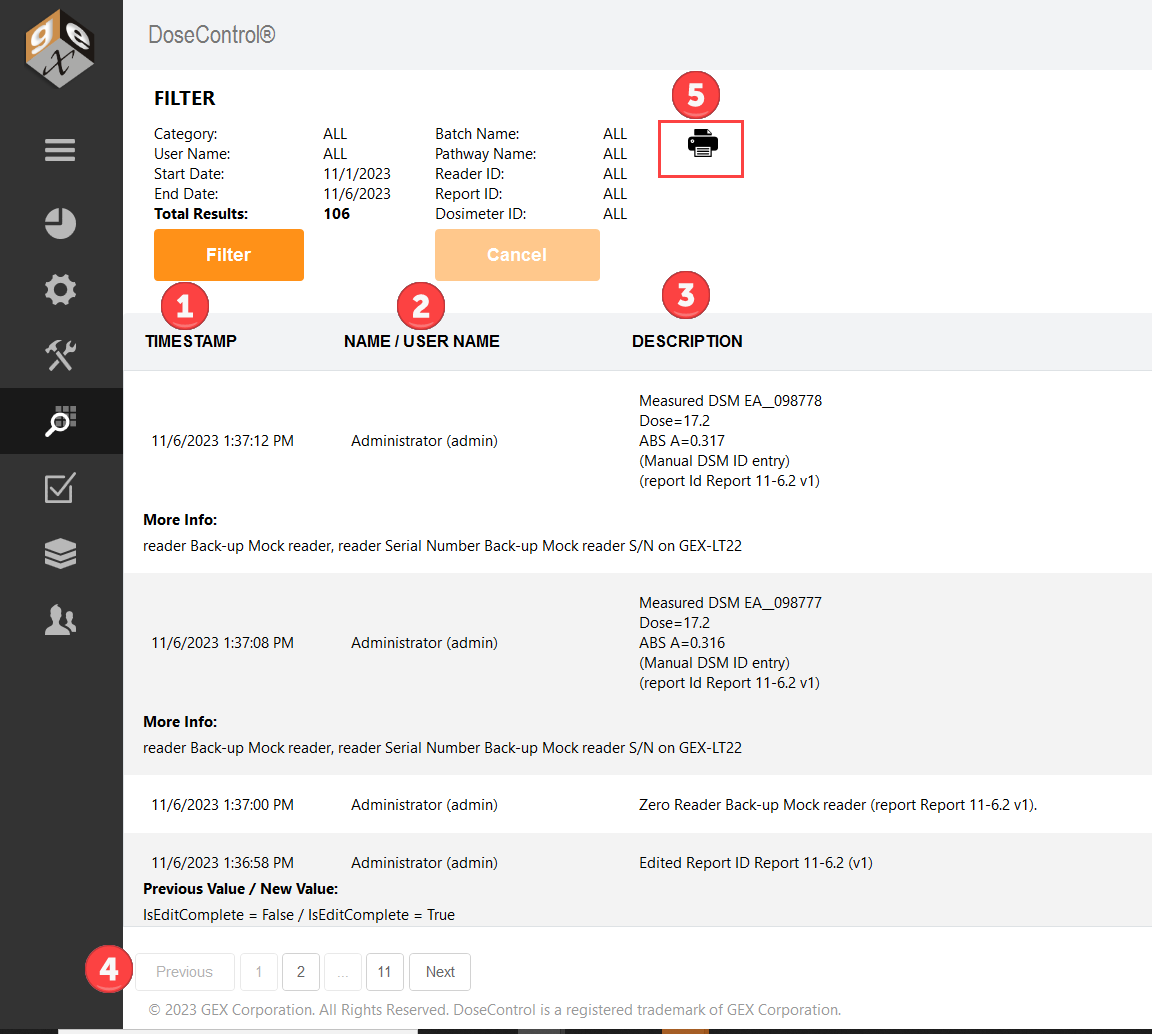 How to use the Audit Trail